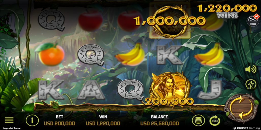 Legend Of Tarzan Bigpot Gaming