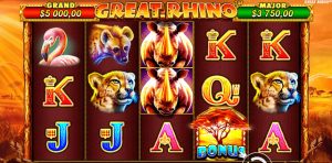 Great Rhino: Slot Afrika Liar dengan Jackpot yang Menggelegar!